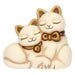 THUN Coppia Gatti In Ceramica
