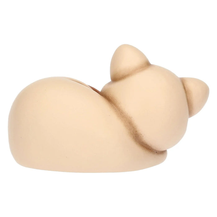 THUN Mini Gatto Bianca In Ceramica