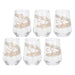 THUN Set 6 Bicchieri In Vetro Elegance