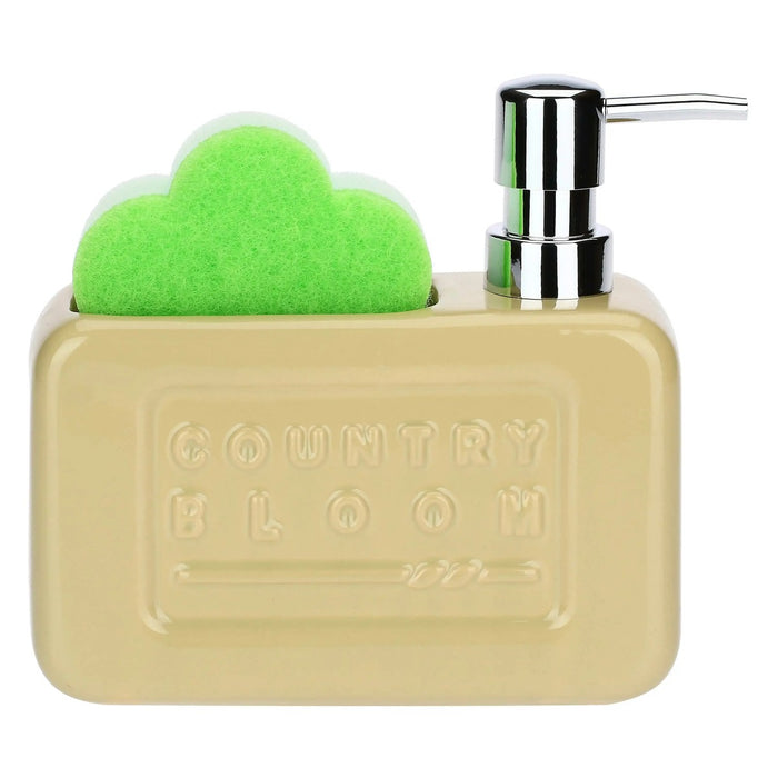 THUN Set Dispenser E Porta Spugna Da Cucina Country Bloom
