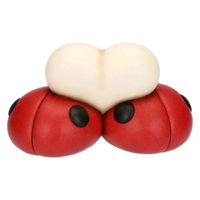 THUN Coppia Coccinelle Con Cuore In Ceramica