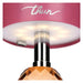 THUN Lampada Ricaricabile Mini In Cristallo Arancione