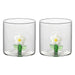 THUN Set 2 Bicchieri In Vetro Borosilicato Margherita