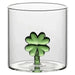 THUN Set 2 Bicchieri In Vetro Borosilicato Quadrifoglio