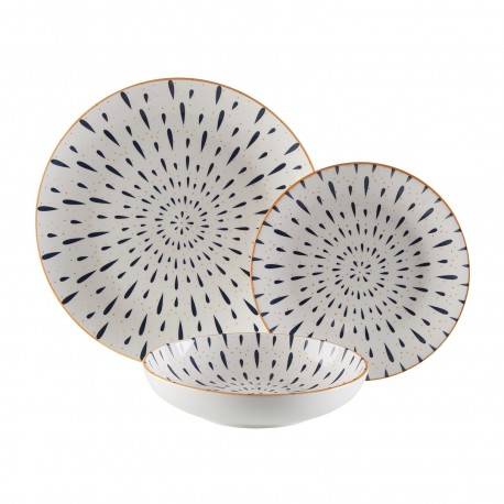 VERSA Servizio Piatti 18 Pezzi Zarina Porcellana - 21650110
