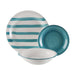 VERSA Set Piatti 18 Pezzi Ligia Blu - 22450067