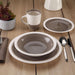 VERSA Set Piatti 18 Pezzi Legrand Grigio - 22450070