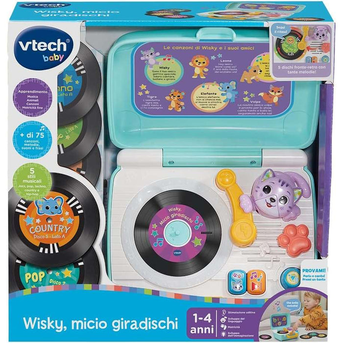 VTECH Wisky Micio Giradischi - 80-568107