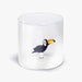 WD LIFESTYLE Bicchiere In Vetro Borosilicato 250Ml Decoro Tucano - 566TUC