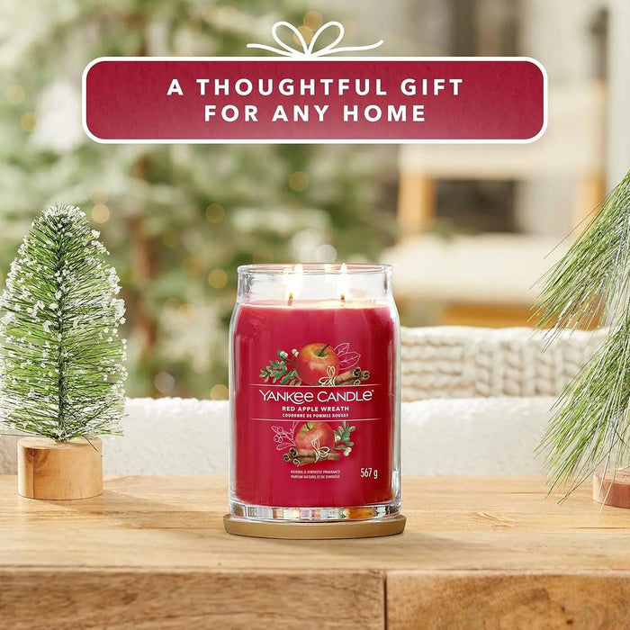 YANKEE CANDLE Giara Grande Red Apple Wreath - 1629977E