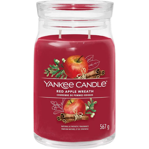 YANKEE CANDLE Giara Grande Red Apple Wreath - 1629977E