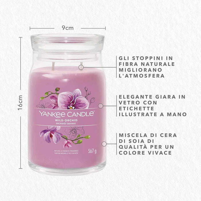 YANKEE CANDLE Giara Grande Signature Wild Orchid - 1629979E