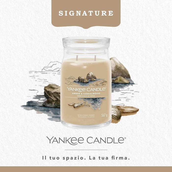 YANKEE CANDLE Giara Grande Signature Amber & Sandalwood - 1629982E