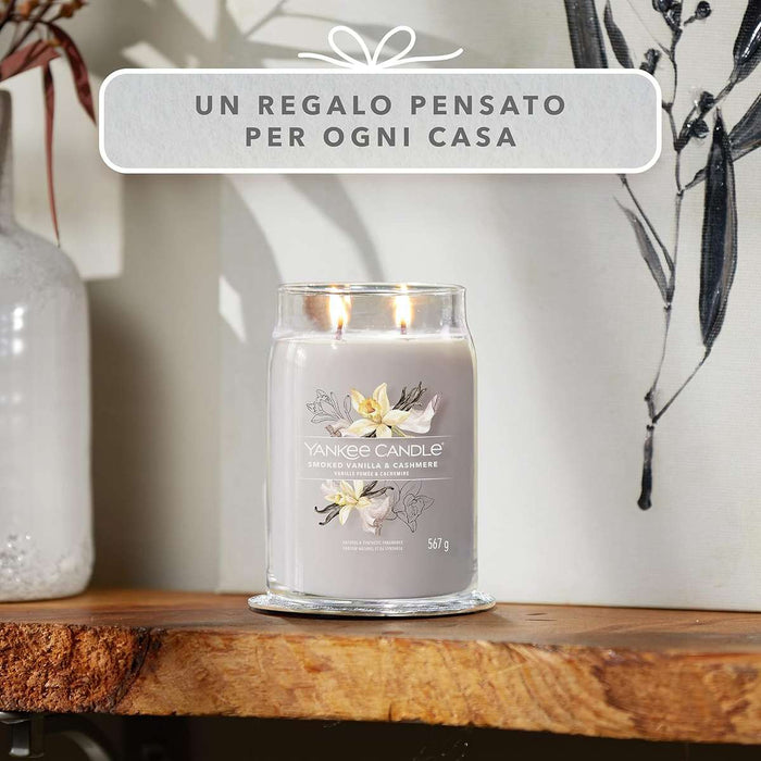 YANKEE CANDLE Giara Grande Signature Smoked Vanilla & Cashmere - 1629989E