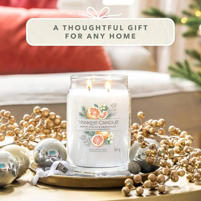 YANKEE CANDLE Giara Grande White Spruce & Grapefruit - 1629992E