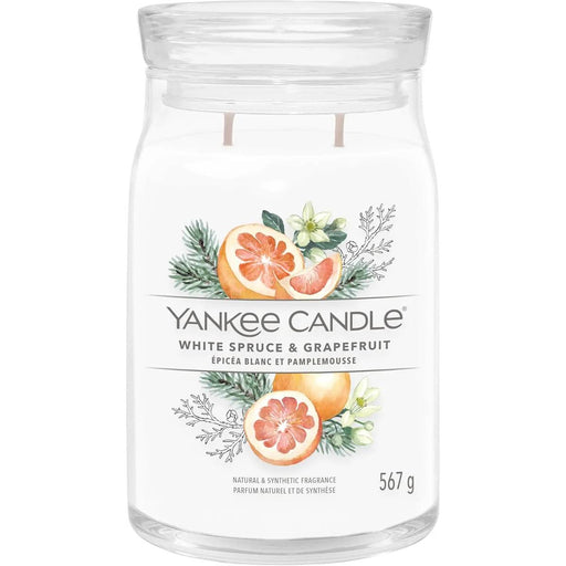 YANKEE CANDLE Giara Grande White Spruce & Grapefruit - 1629992E