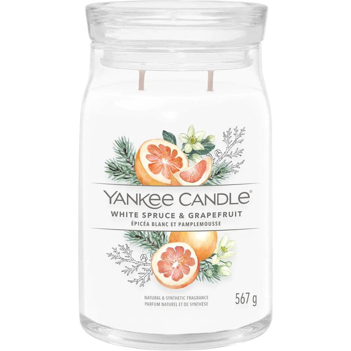 YANKEE CANDLE Giara Grande White Spruce & Grapefruit - 1629992E