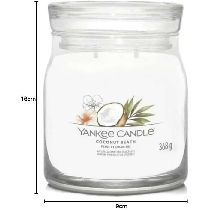 YANKEE CANDLE Giara Media Signature Coconut Beach - 1630001E