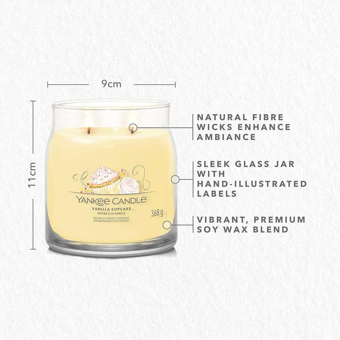 YANKEE CANDLE Giara Media Signature Vanilla Cupcake - 1630003E
