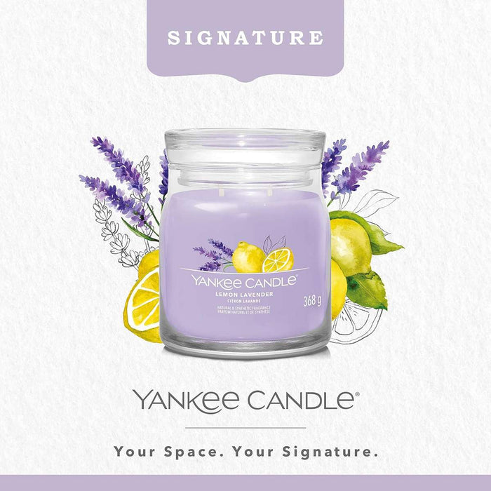 YANKEE CANDLE Giara Media Signature Lemon Lavender - 1630004E