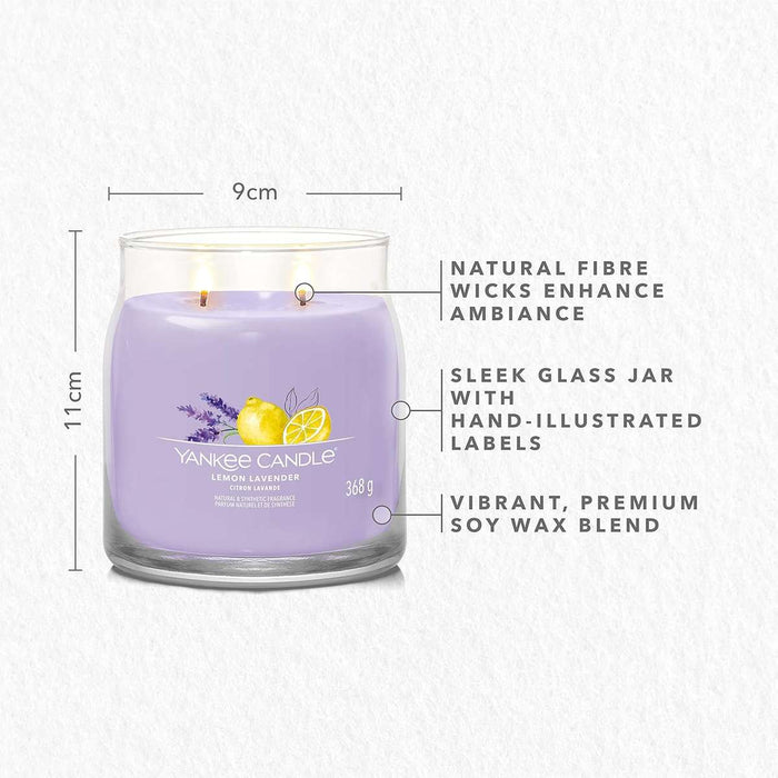 YANKEE CANDLE Giara Media Signature Lemon Lavender - 1630004E