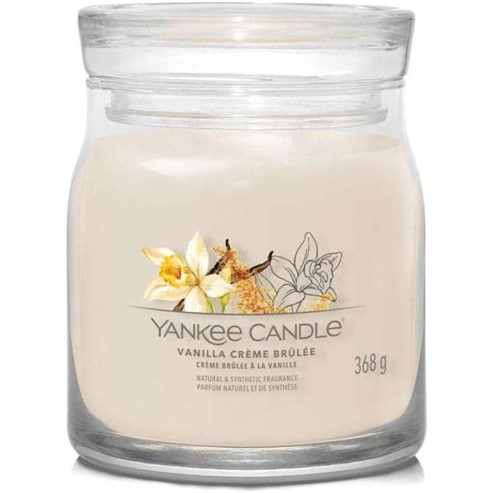 YANKEE CANDLE Candela In Giara Media Vanilla Creme Brulee - 1630015E