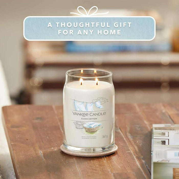 YANKEE CANDLE Giara Grande Signature Clean Cotton - 1630644E