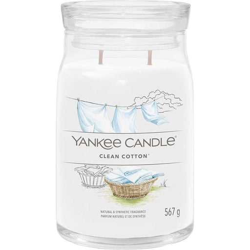 YANKEE CANDLE Giara Grande Signature Clean Cotton - 1630644E
