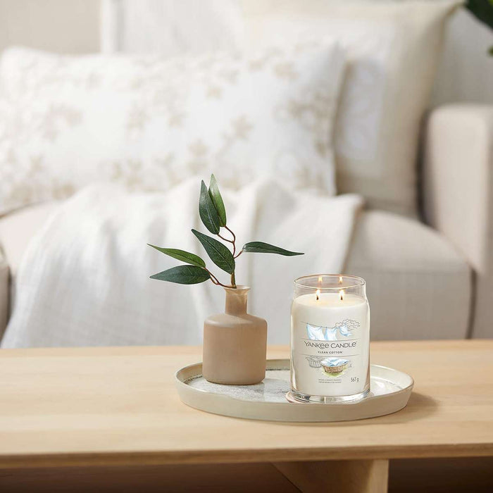 YANKEE CANDLE Giara Grande Signature Clean Cotton - 1630644E