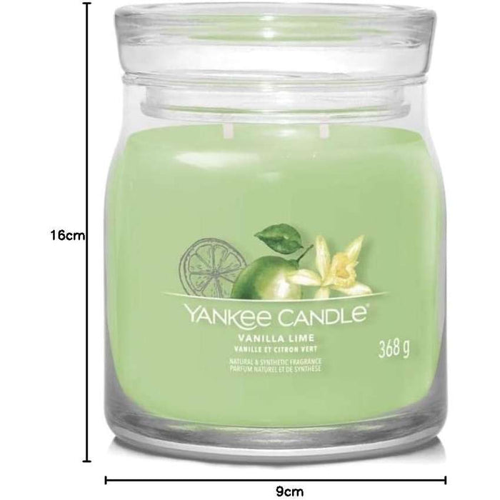 YANKEE CANDLE Giara Media Signature Vanilla Lime - 1630670E