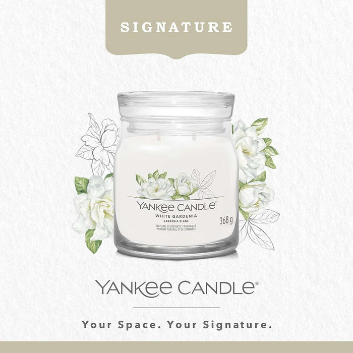 YANKEE CANDLE Giara Media Signature White Gardenia - 1630672E