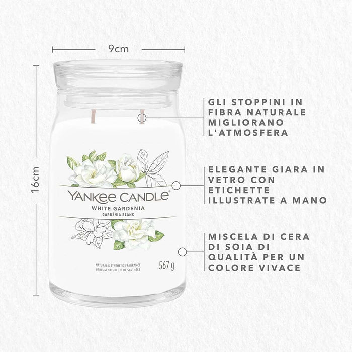 YANKEE CANDLE Giara Grande Signature White Gardenia - 1630696E