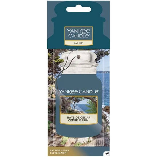 YANKEE CANDLE Profumatore Auto Bayside Cedar Car Jar Paper - 1633296E