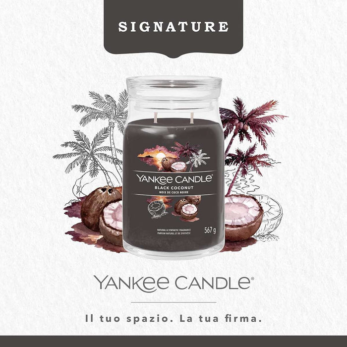 YANKEE CANDLE Giara Grande Signature Black Coconut - 1701371E