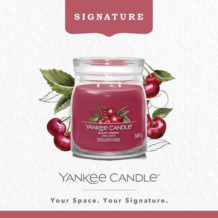 YANKEE CANDLE Giara Media Signature Black Cherry - 1701391E