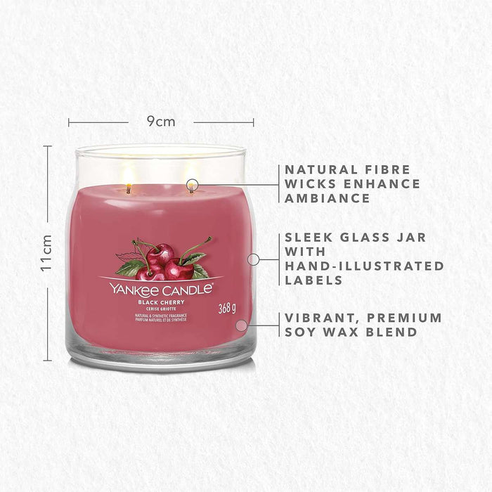 YANKEE CANDLE Giara Media Signature Black Cherry - 1701391E