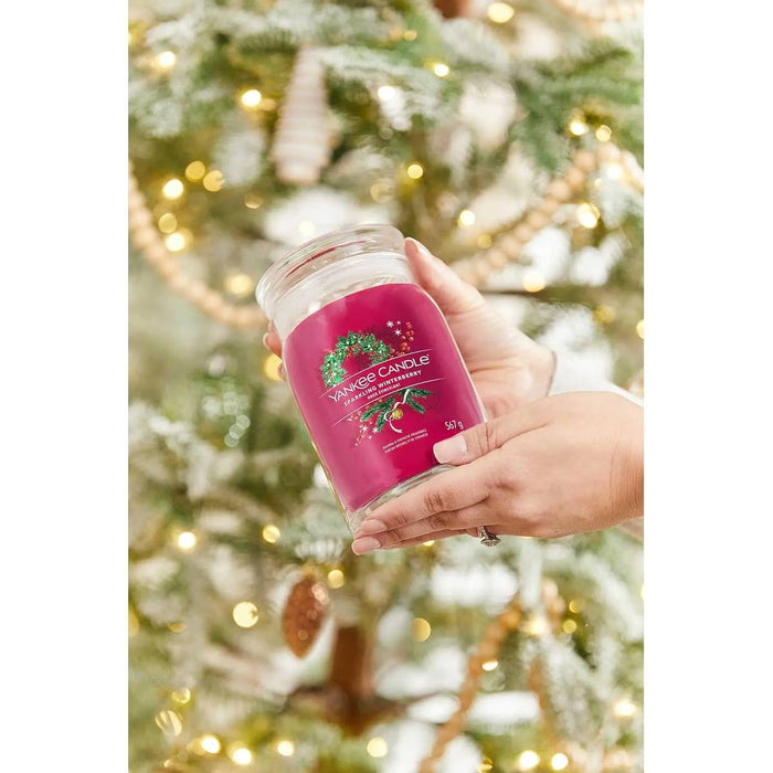 YANKEE CANDLE Giara Grande Signature Sparkling Winterberry - 1743373E