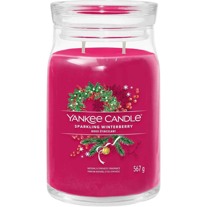 YANKEE CANDLE Giara Grande Signature Sparkling Winterberry - 1743373E