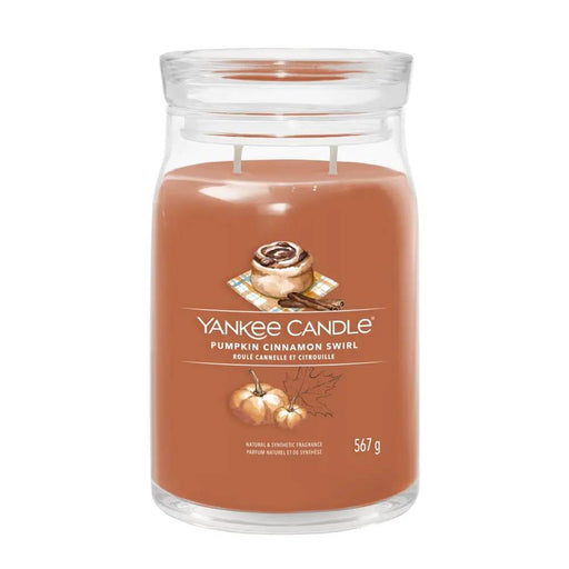 YANKEE CANDLE Giara Grande Signature Pumpkin Cinnamon Swirl - 1759265E