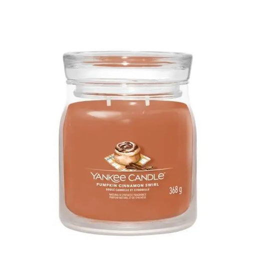 YANKEE CANDLE Giara Media Signature Pumpkin Cinnamon Swirl - 1759613E