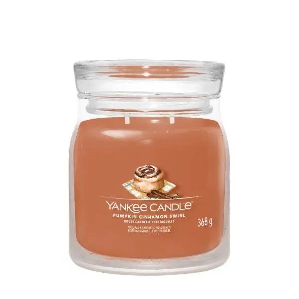 YANKEE CANDLE Giara Media Signature Pumpkin Cinnamon Swirl - 1759613E