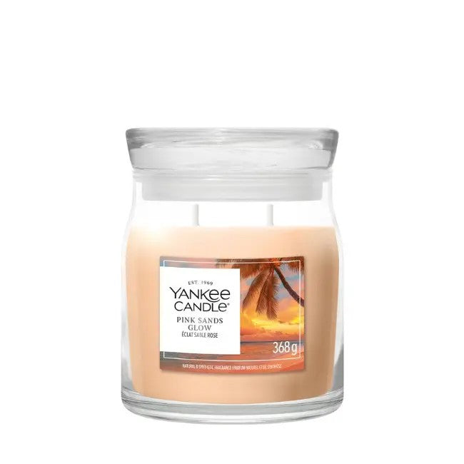 YANKEE CANDLE Giara Media Signature Pink Sands Glow