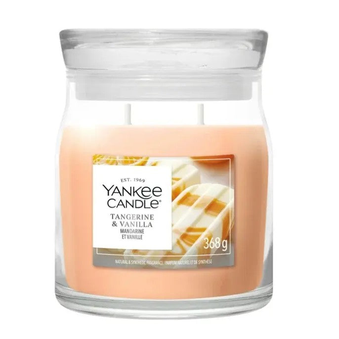 YANKEE CANDLE Giara Media Signature Tangerine E Vanilla