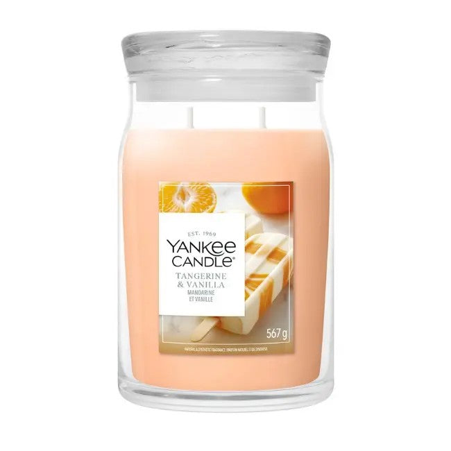 YANKEE CANDLE Giara Grande Signature Tangerine E Vanilla