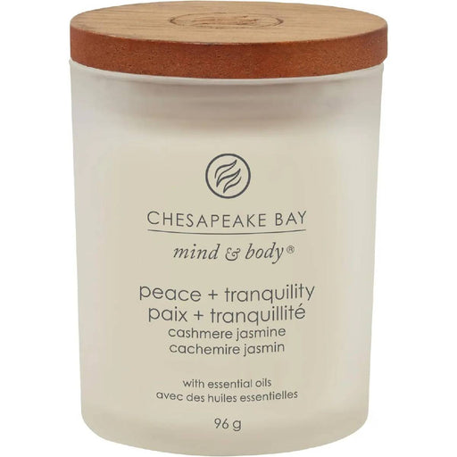 YANKEE CANDLE Candela Peace & Tranquility (Cashmere Jasmine) Chesapeake Bay - PT31901E