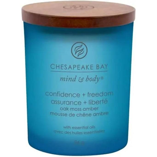 YANKEE CANDLE Candela Confidence & Freedom (Oak Moss Amber) Chesapeake Bay - PT31910E