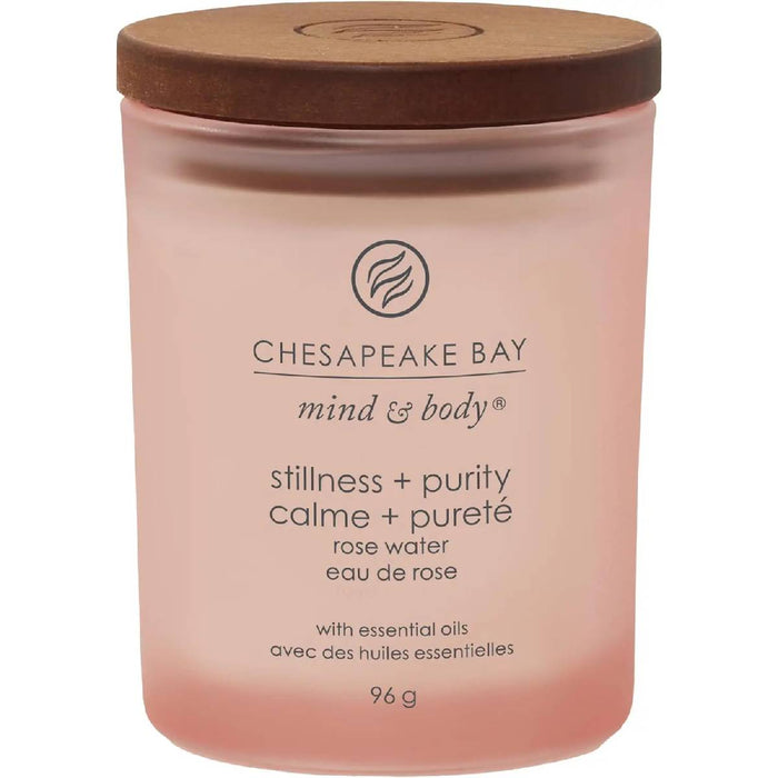 YANKEE CANDLE Candela Stillness & Purity (Rose Water) Chesapeake Bay - PT40893E