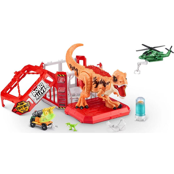ZURU Robo Alive Dino Escape Set Dinosauro In Gabbia - 71127