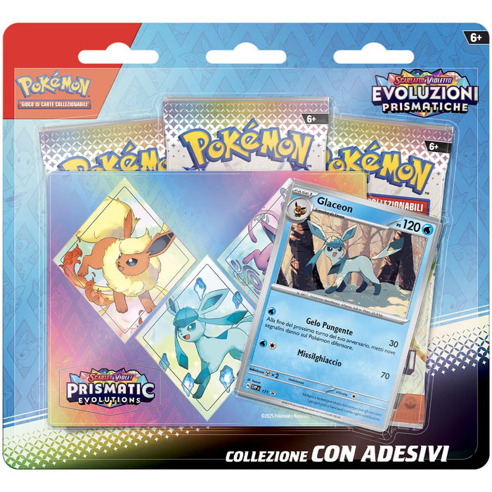 GAMEVISION Pokemon Scarlatto & Violetto: Evoluzioni Prismatiche Collezione Con Adesivi Blister Singolo Casuale - CARPK10028-I
