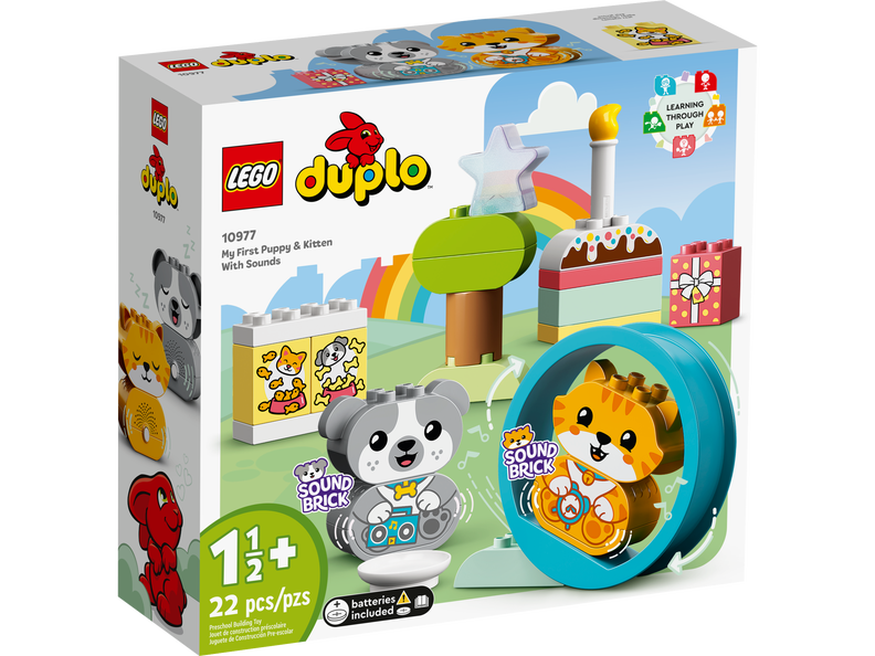 LEGO Il Mio Primo Cagnolino E Gattino Con Suoni - 10977
